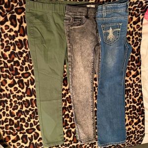 Kids size 7 pants bundle